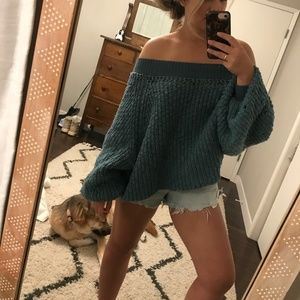 Free People Off the Shoulder Sweater